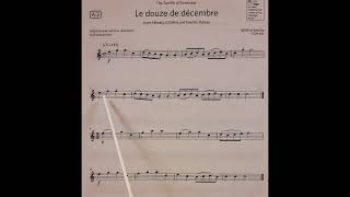 Le douze de decembre with repeats by Ignatius Sancho piano accompaniment at rehearsal speed [upl. by Bordy165]