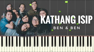 Kathang Isip  BenampBen  Piano Tutorial [upl. by Joane]