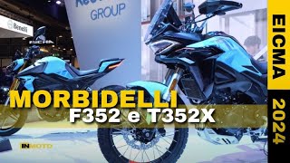 Morbidelli F352 e T352X due intriganti midsize per chi ha la patente A2 EICMA 2024 [upl. by Deacon]