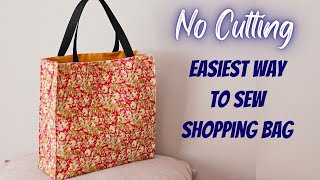 DIY Create a Stylish Shopping Bag Without Any Zipper  Very Easy To Sew  Project For Beginners [upl. by Katherin]