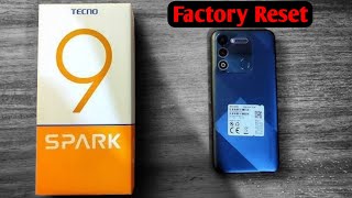 Tecno Spark 9 Factory Reset Kaise Kare  How To Erase All Data In Tecno  Software Problem Solution [upl. by Belloir]