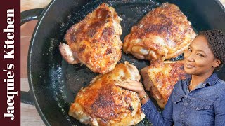 How to grill boneless skinless chicken thighs 🤩 [upl. by Raney419]