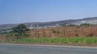 Driving Past The Worlds Deepest Gold Mine In South Africa  Mponeng Gold Mine [upl. by Kiersten]