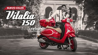 🛵🔴 VITALIA 150 🔴🛵ROJA ITALIKA [upl. by Checani]