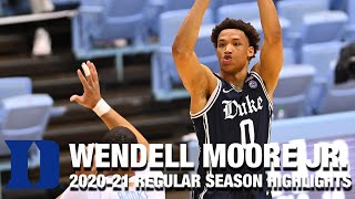 Wendell Moore Jr 202021 Regular Season Highlights  Duke Guard [upl. by Bathesda]