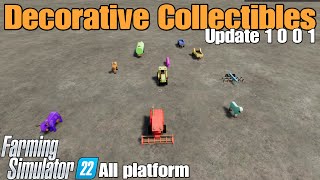 Decorative Collectibles  FS22 UPDATE Nov 624 [upl. by Erika]