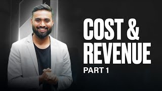 COST amp REVENUE  Part1 Economics  ISC  CBSE  HSC  Shubham Jagdish [upl. by Neumark121]