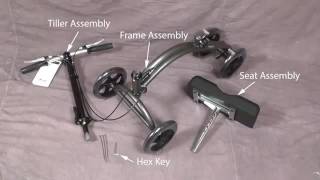 How To Assembly Drive DV8 Knee Walker [upl. by Tadeas]