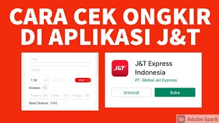 Cara Cek Ongkir di Aplikasi JampT [upl. by Hawk]