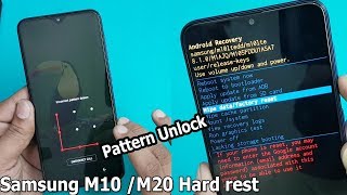 Samsung Galaxy M10M20 Hard Reaet  How to Remove Pattern Lock in Samsung M10 and M20 [upl. by Delanty502]