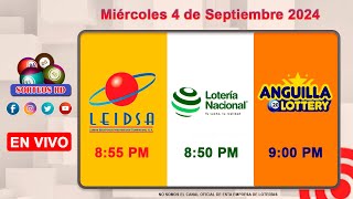 Lotería Nacional LEIDSA y Anguilla Lottery en Vivo 📺│Miércoles 4 de Septiembre 2024  855 PM [upl. by Javier352]