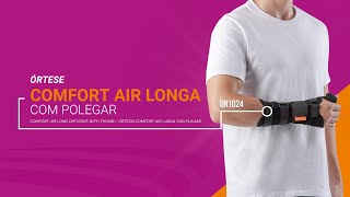 COMO USAR  Órtese Comfort Air Longa com Polegar [upl. by Anecuza]