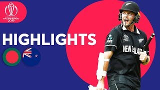 Down To Final 2 Wickets  Bangladesh vs New Zealand  Match Highlights  ICC Cricket World Cup 2019 [upl. by Annal]