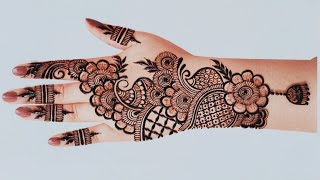 eid stylish back hand mehndi design Eid mehndi design  mehndi ka design mehndi design mehndi [upl. by Irem]