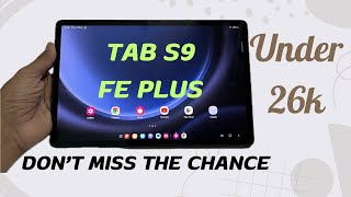 Galaxy Tab S9 FE Plus Irresistible Offer  Amazon Sale and Flipkart Sale [upl. by Bevan]