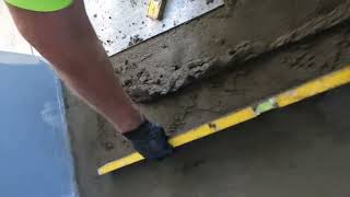 Screeding the Mud of Your Shower Base [upl. by Defant]