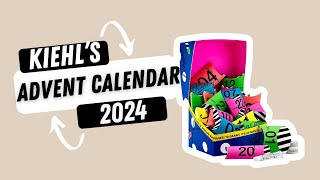 Kiehls Advent Calendar 2024 beautycalendars [upl. by Eseuqram]