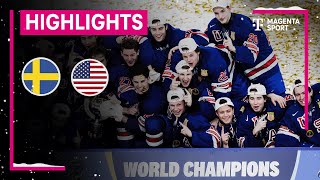 Schweden  USA  IIHF U20 EishockeyWM  MAGENTA SPORT [upl. by Auot596]