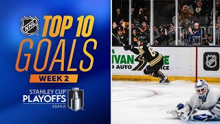 NHL Top 10 Goals from Week 2  2024 Stanley Cup Playoffs [upl. by Itida]