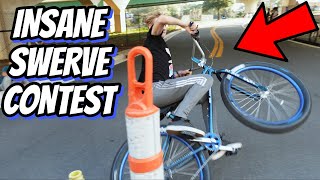 CRAZY SWERVE CONTEST AT ORLANDO RIDEOUT crashed bad [upl. by Ennagrom]