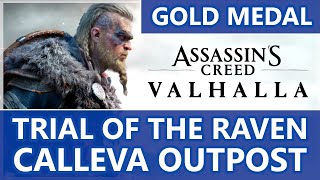 Calleva Outpost Raven Mastery Challenge Gold Medal  Assassins Creed Valhalla [upl. by Jaunita]