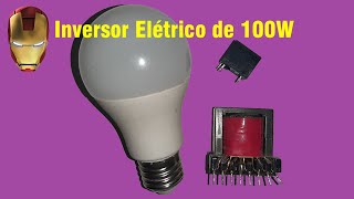 Inversor de 100W para Energia Elétrica Usando Relé [upl. by Ahsiemak]