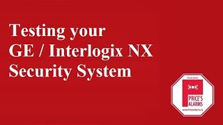 GE  Interlogix NX Security System Test [upl. by Essenaj]