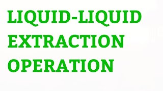 Liquid  liquid Extraction in Hindi [upl. by Milburr490]