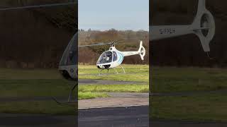 Guimbal Cabri G2 landing Elstree Aerodrome aviation helicopter guimbal aviationspotter [upl. by Borchert]