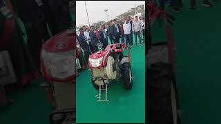 Remote operated 135HP VST power tiller [upl. by Aikym]