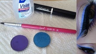 HOW TO Turn eyeshadow into eyeliner 2 ways [upl. by Derron]