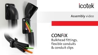 Cable conduit system CONFiX  Assembly  icotek [upl. by Dong]