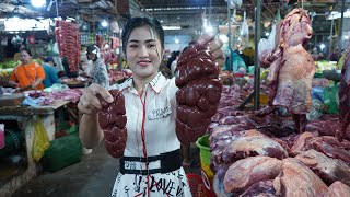 Yummy beef and beef kidney cooking  Countryside Vlog [upl. by Merwyn553]