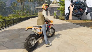 KTM 450 EXC  The Crew Motorfest  Logitech g29 gameplay [upl. by Harrie]