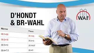 Betriebsratswahl amp dhondtsches Höchstzahlverfahren  Passt das zusammen  Betriebsrat Video [upl. by Ylnevaeh]