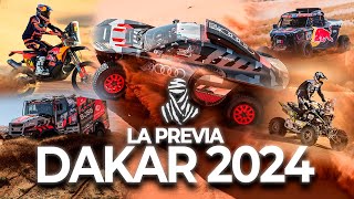 El RALLY DAKAR 2024  La PREVIA  PARTICIPANTES y RECORRIDO [upl. by Strickler]