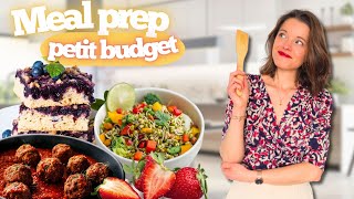 Meal prep ULTRA FACILE pour gagner du temps la semaine  Petit budget [upl. by Dickey]