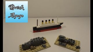 Lego All Titanics videos Compilation  Lego Custom MOC [upl. by Eniawd]