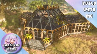 How to Build an all inclusive Greenhouse in Ark Survival Ascended Ark Build Series [upl. by Maighdlin684]