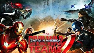 Captain America Civil War Teams Revealed [upl. by Aicul570]