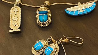 Egyptian Jewelry Showcasing [upl. by Gnuhc]