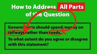 how to fully address all parts of the questionielts task 2 to what extent do you agree or disagree [upl. by Barimah]