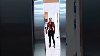 Deadpool dancing in the elevator deadpool3 harleyquinn dance shorts [upl. by Luy]