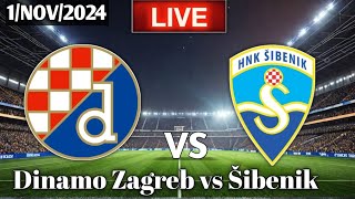 Dinamo Zagreb vs HNK Sibenik uživo  HNL [upl. by Pace]