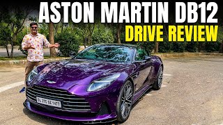 2024 Aston Martin DB12 India Review  TwinTurbo V8  0100 kmh in 36 Seconds  Times Drive [upl. by Nnaeiram]