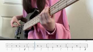 LUNCH  Billie Eilish Bass Cover wTABS [upl. by Ordisy454]