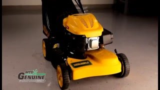 Howto Change a SelfPropelled Push Mower Belt [upl. by Schell534]