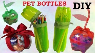 10 DIY Creative Ways to Reuse  Recycle Plastic Bottles part 1 [upl. by Jenna857]