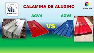 ALUZINC TR4 VS ALUZINC TR5 CALAMINA CALAMINON TERMOTECHO CONFAGV [upl. by Otto]