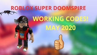 ROBLOX SUPER DOOMSPIRE 🔫 WORKING CODES May 2020 [upl. by Eladroc]